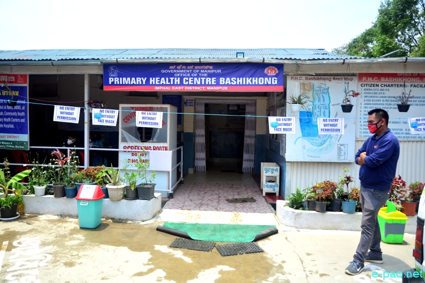 COVID-19 Vaccination at Primary Health Centre, Bashikhong in Imphal East District :: 3rd May 2021