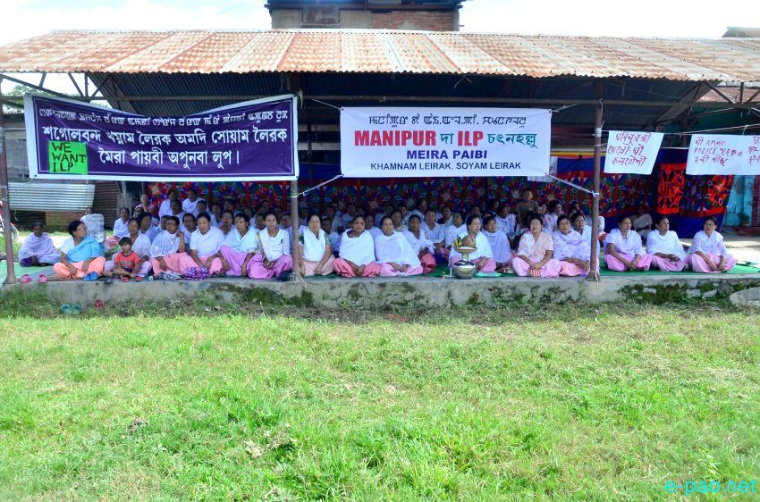ILP :  Different form of Agitations in Imphal East and Imphal West demanding implementation of ILPS :: 15 August 2015