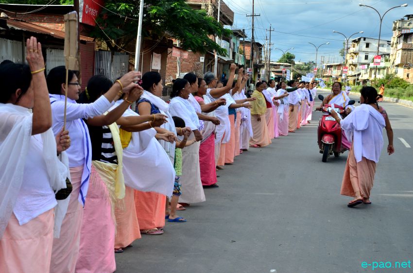 ILP :  Different form of Agitations in Imphal East and Imphal West demanding implementation of ILPS :: 15 August 2015