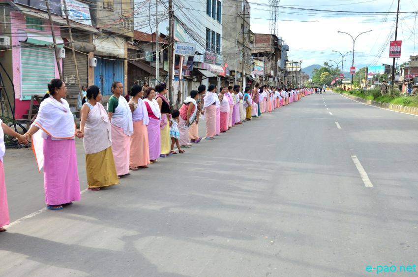 ILP :  Different form of Agitations in Imphal East and Imphal West demanding implementation of ILPS :: 15 August 2015