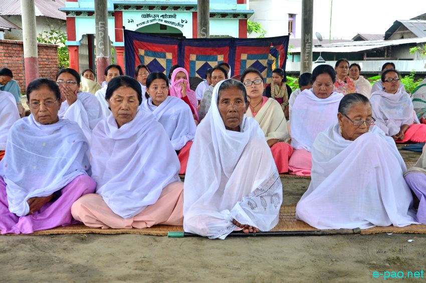 ILP : Sit in protest at Khuyathong and Khurai demanding implementation of ILPS in Manipur :: July 31 2015