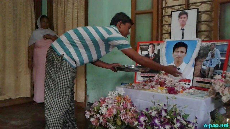 ILP : Monetary assistance to Family of (Late) Sapam Robinhood  by IWSC, Khumbong :: 8th August 2015
