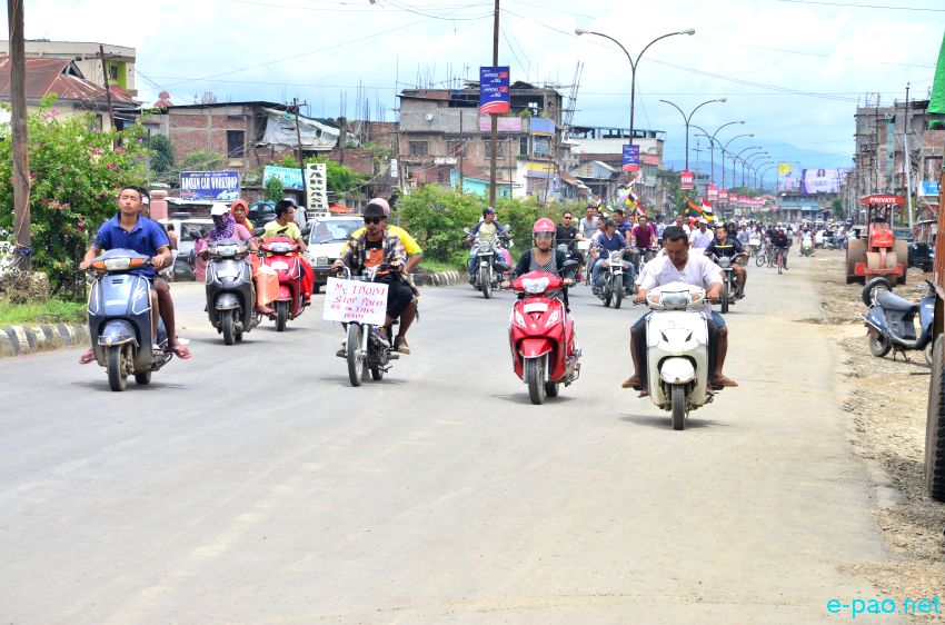 ILP : Sit-In and other agitation at Indo Burma Road, Tidim Road and Mayai Lambi :: 14 August 2015