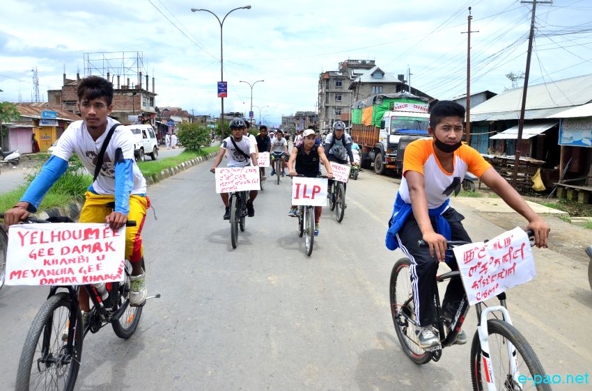 ILP : Sit-In and other agitation at Indo Burma Road, Tidim Road and Mayai Lambi :: 14 August 2015