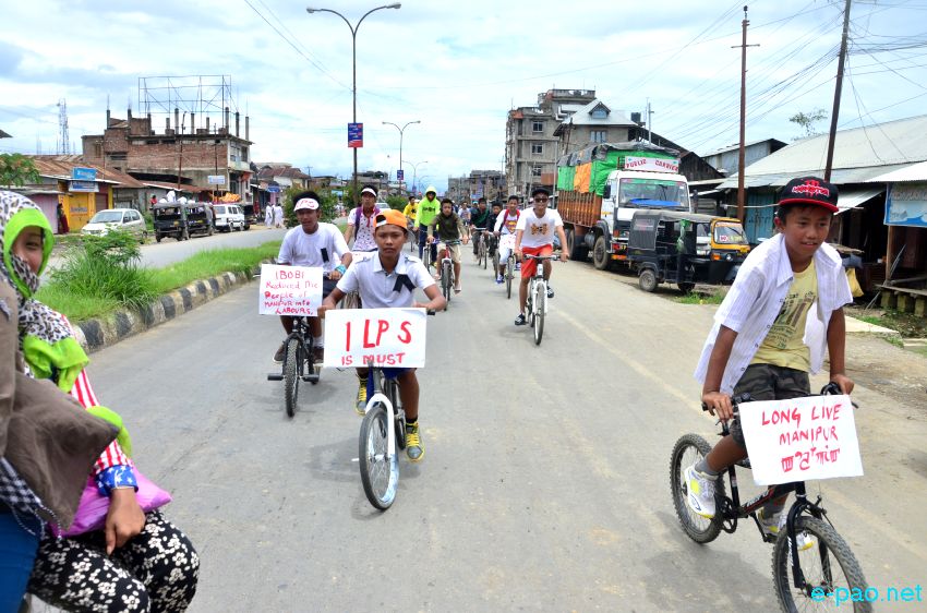 ILP : Sit-In and other agitation at Indo Burma Road, Tidim Road and Mayai Lambi :: 14 August 2015