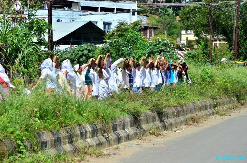 ILP : Sit-In and other agitation at Indo Burma Road, Tidim Road and Mayai Lambi :: 14 August 2015