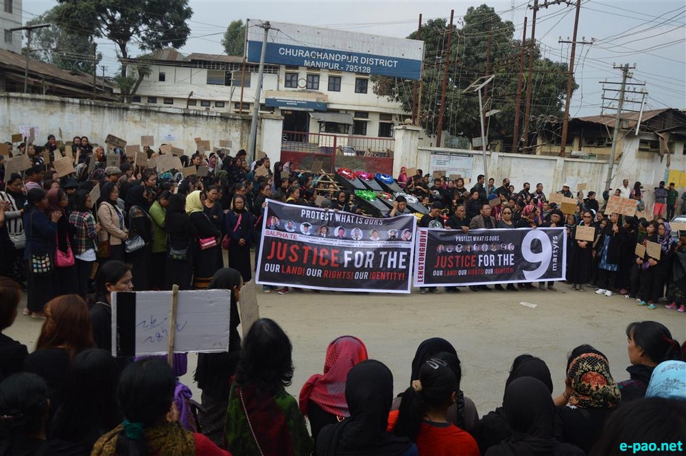 ILP :  100th day of injustice observed at Churachandpur :: December 9 2015