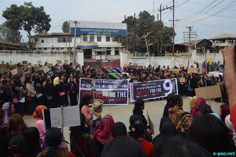 ILP :  100th day of injustice observed at Churachandpur :: December 9 2015