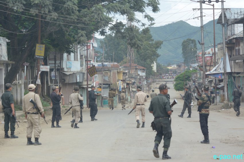 ILP : Churachandpur Town protest against the introduction and passing of three Bills related to ILP :: September 1 2015