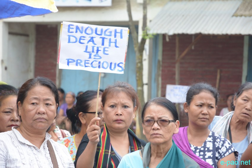 Sit-in Protest across Churachandpur :: September 4 2015 