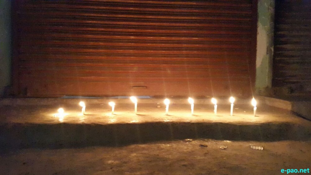 ILP : Churachandpur total shutdown - Peaceful Rally and Candle Lighting - Tribal Unity Day :: August 26 2016
