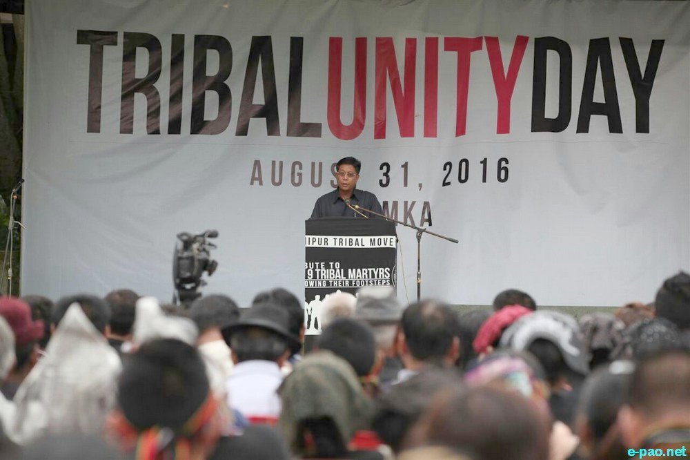 ILP : Tribal Unity Day marking one year of protest against 3 Bills at Churachandpur  :: August 31 2016