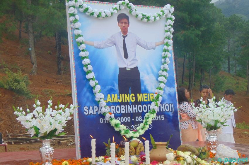 ILP : First death anniversary of Sapam Robinhood at Awaching :: July 08 2016