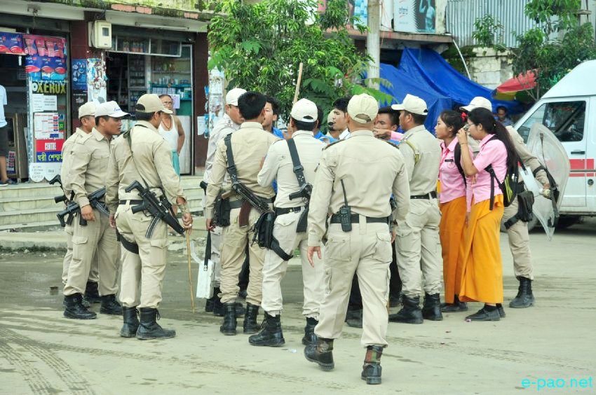 ILP : Students clash with Police Personel at Konung Mamang and Hapta :: July 26 2016