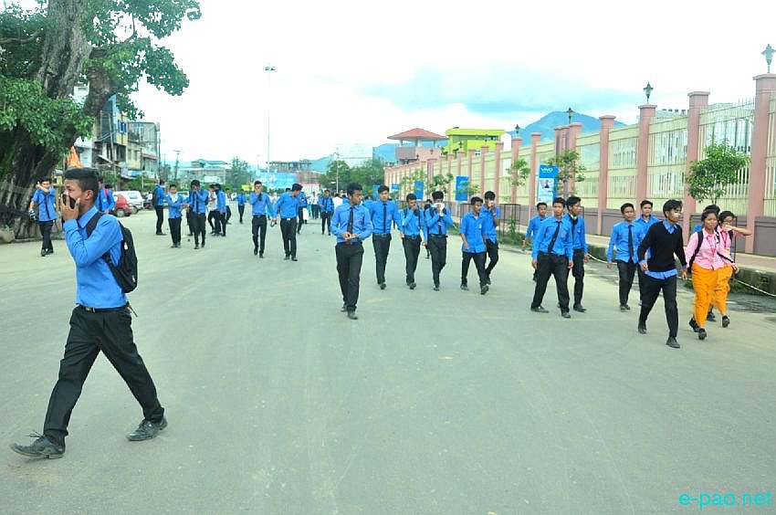 ILP : Students clash with Police Personel at Konung Mamang and Hapta :: July 26 2016