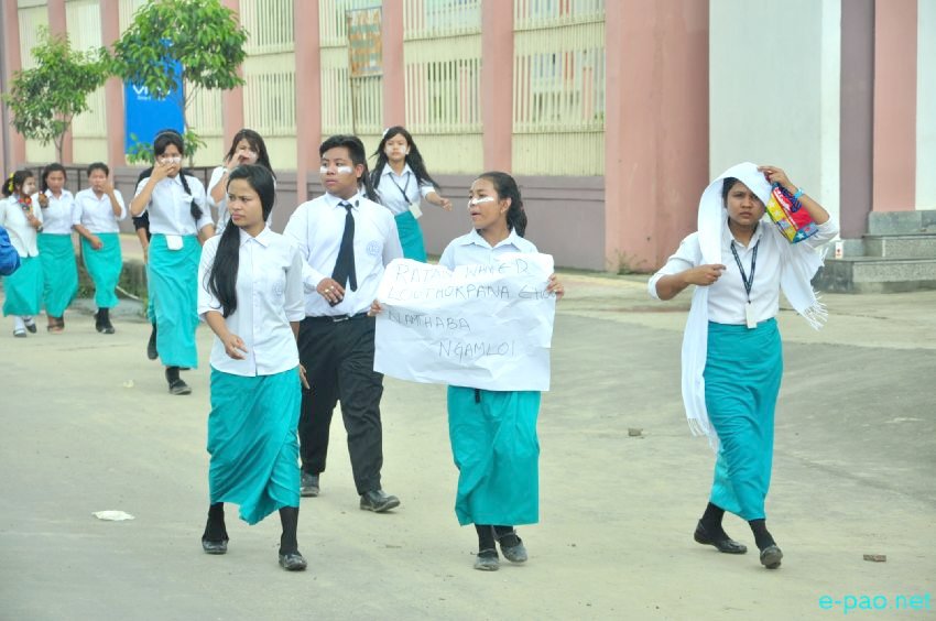 ILP : Students clash with Police Personel at Konung Mamang and Hapta :: July 26 2016