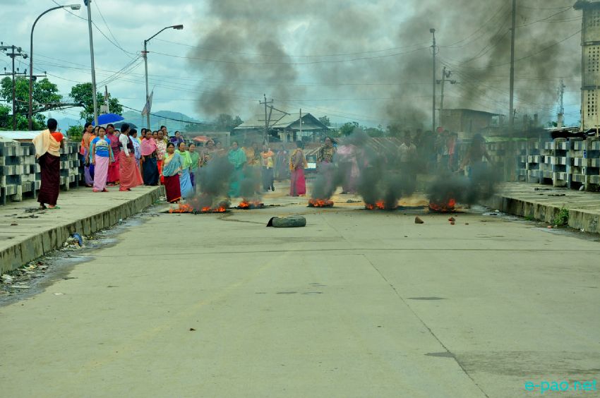 ILP : Bandh/Strike for Implementation Of ILPS at Singjamei Wangma, Imphal :: June 24 2016