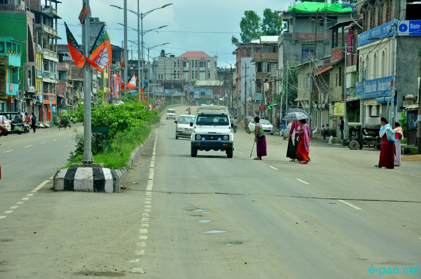 ILP : Bandh/Strike for Implementation Of ILPS at Singjamei Wangma, Imphal :: June 24 2016
