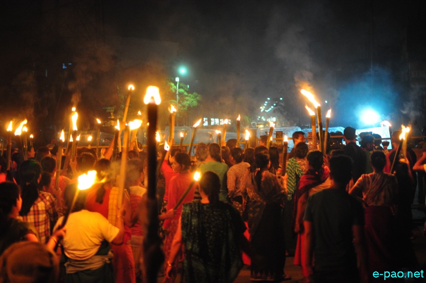 ILP : Meira Protest Rally at Imphal Areas demanding implementation of ILPS in Manipur :: June 1 2016