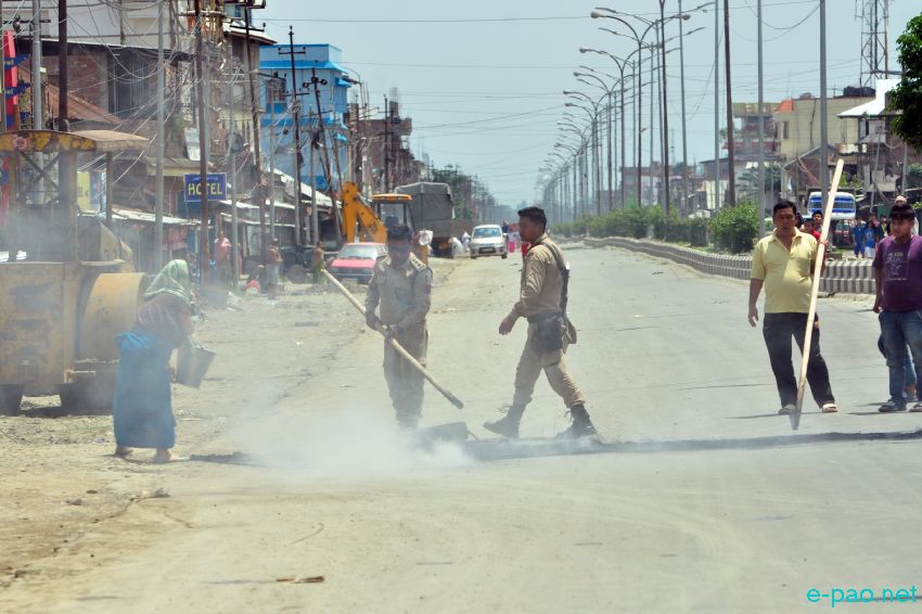 ILP : Public Curfew by JCILPS in Imphal :: May 7 2016