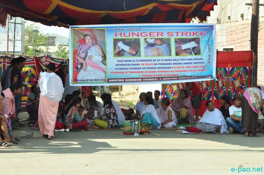 Tourangbam (O) Taruni, who has been staging an indefinite hunger strike since May 9