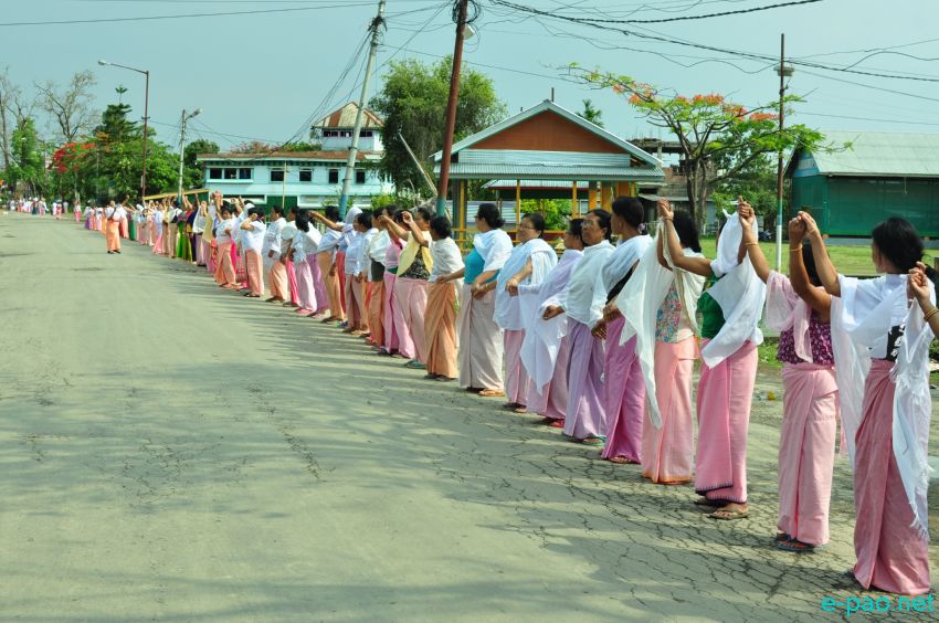 ILP : Sit In Protest at Konung Mamang to Erilbung, Imphal :: May 13  2016