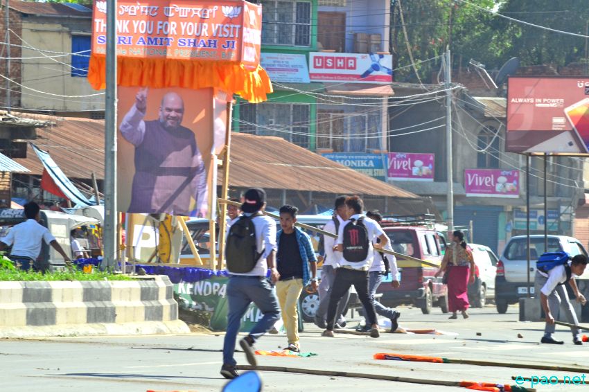 ILP :  Students clash with Police at Kwakeithel Keithel  :: September 14 2016