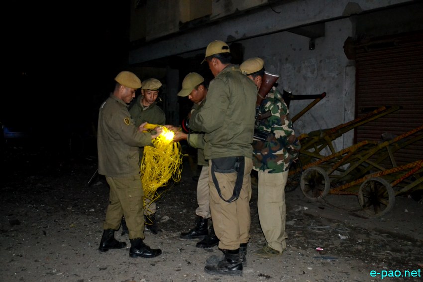 Bomb blast near Kalibari, Thangal Bazar, Imphal around 7:30 pm - no casuality :: 02 November 2013