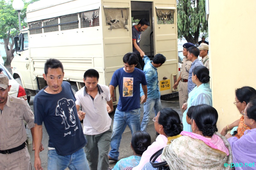 NSCN (IM) Cadres at Cheirap Court, Uripok produced before Chief Judicial Magistrate  :: 04 August 2014