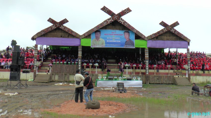 1st Martyrdom Anniversary of Mayopam Ramror and Ramkashing Vashi at TNL Ground, Ukhrul  :: 30th August 2015