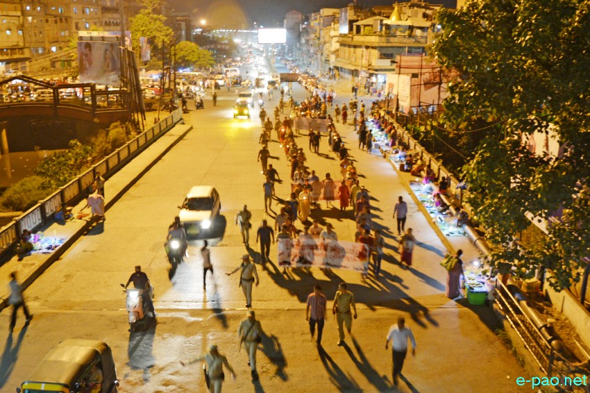 Imphal City as seen on the night of 17th September 2018