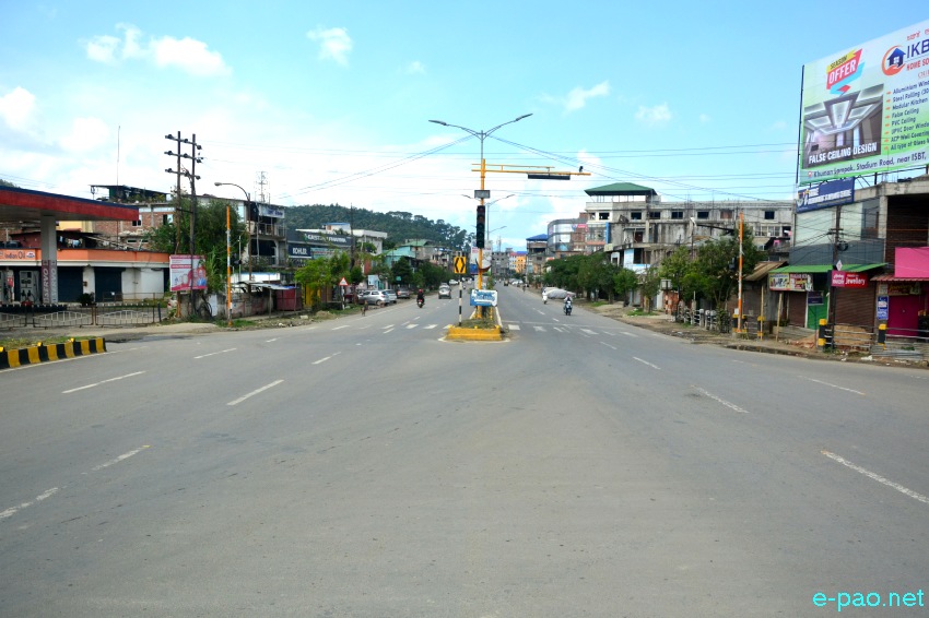 24 hour total shutdown by JAC Against the Brutal Murder of Athuan Abonmai in Imphal :: October 04 2021