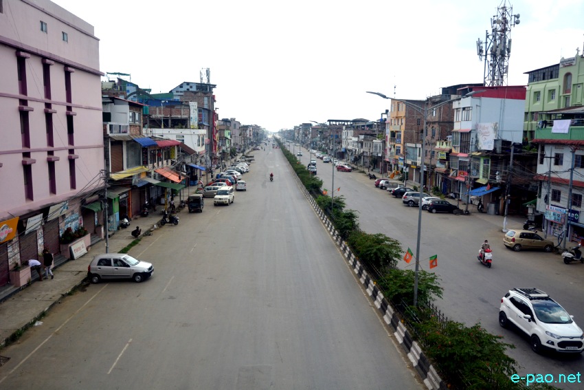 A view of  Imphal city  :: October 04 2021