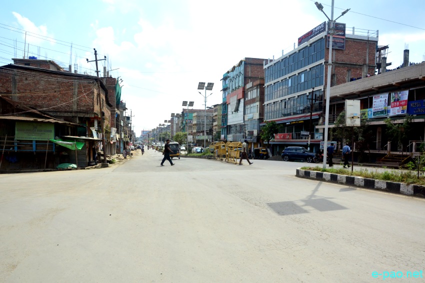 24 hour total shutdown by JAC Against the Brutal Murder of Athuan Abonmai in Imphal :: October 04 2021