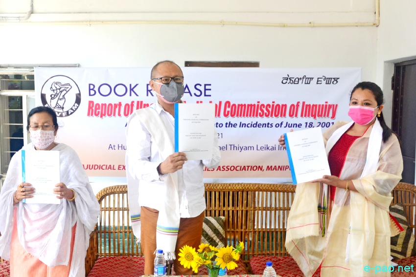 Book Release: 'Report of Upendra Judicial Commission of Inquiry into incidents of June 18, 2001' at  Kwakeithel  :: June 18 2021