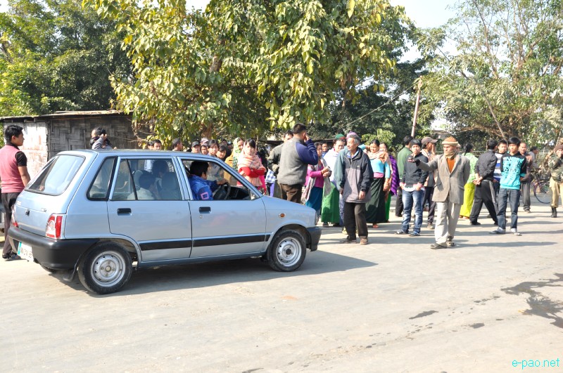 Bandh and Protest demanding justice against Molestation of Actress Momoko  in Imphal :: 22 December 2012