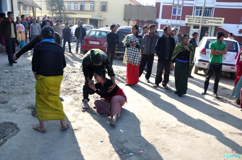 Journalists' Rally after Manipur Police gun down a TV journalist Thangjam Dijamani at Imphal :: 23 December 2012