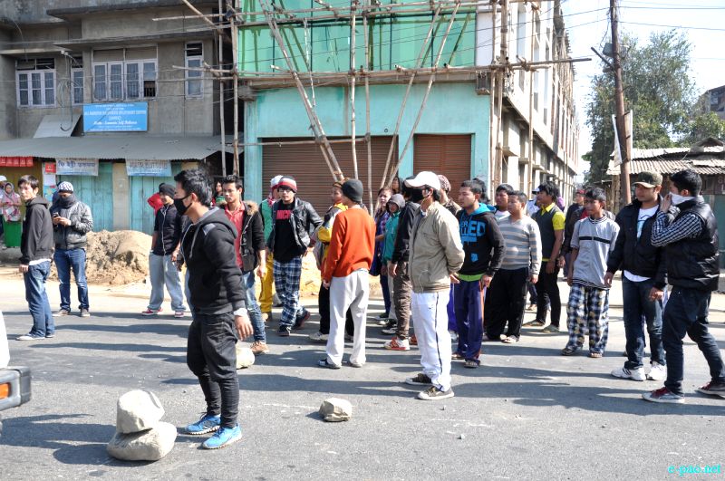 Bandh and Protest demanding justice against Molestation of Actress Momoko  in Imphal area :: 23 December 2012