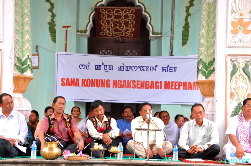 Sit-in-protest by Sanakonung Semgat Lup at Sana Konung against acquisition of Chongabon