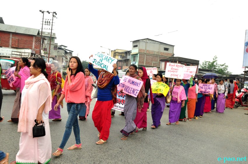 Peace rally in Imphal demanding appropriate action against those involved in crime against women :: 22 October 2013