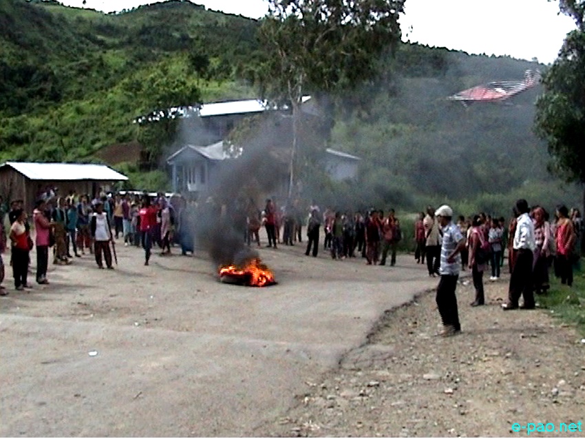 Bandh called by Kuki State Demand Committee (KSDC) at Kangpokpi and Mahadev area near Yaingpokpi area :: 08 July 2013