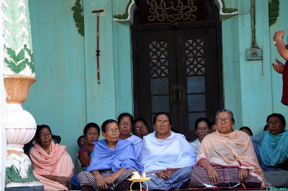 Sit-in protest and public meeting at Titular King of Manipur - Sana Konung (Royal Palace) :: 24th June 2013