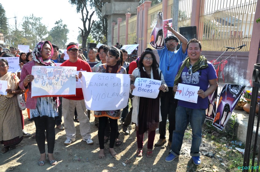 One Billion Rising: Imphal - To stop violence against women (at Near BOC and City Convention Hall) :: February 14 2013