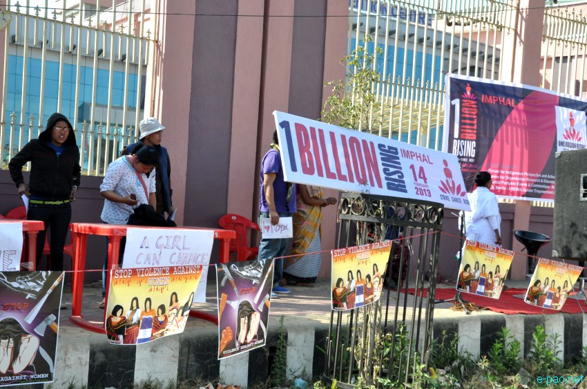 One Billion Rising: Imphal - To stop violence against women on February 14 2013 