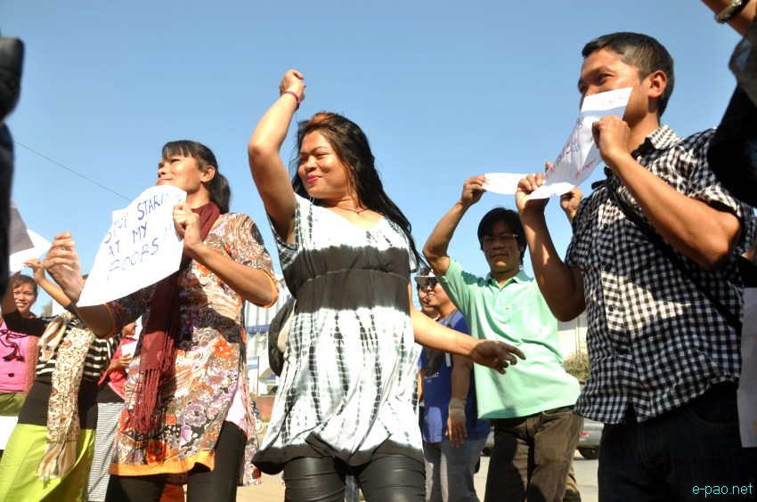 One Billion Rising: Imphal - To stop violence against women (at Near BOC and City Convention Hall) :: February 14 2013