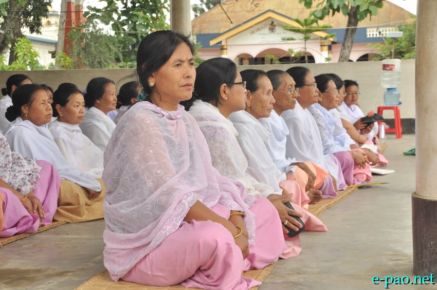 Sit-in-protest at Bijoygovinda, Sagolband demanding implementation of Inner Line Permit System :: July 27 2014