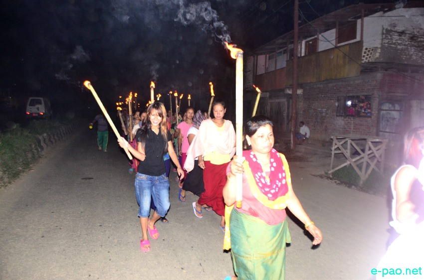 Meira Paibi Protest at Uripok, Thangmeiband  demanding implementation of Inner Line Permit System :: July 28 2014