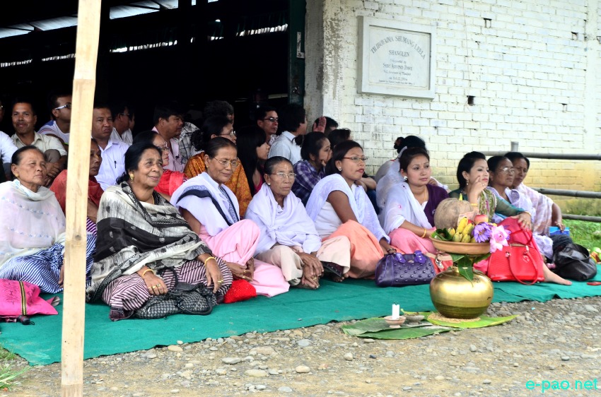 ILP : Sit in protest by Manipur State Shumang Leela Council at Iboyaima Shumang Leela Shanglen :: August 25 2014