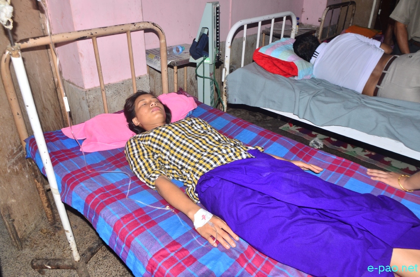 Students  injured during ILPS rally at Singjamei - Yumnam Leikai :: August 06 2014