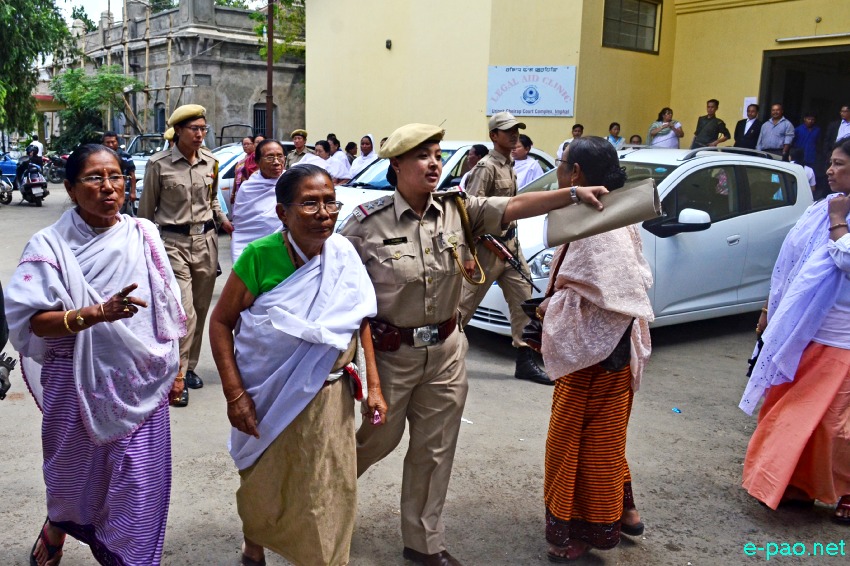 ILP : JCILPS members produced before Chief Judicial Magistrate, Imphal West at Cheirap Court :: Sep 16 2014